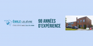 98 ans d'expérience Couvreur Émile Lelièvre