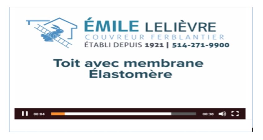 Toit membrane elastomere Couvreur Emile Lelievre Ferblantier